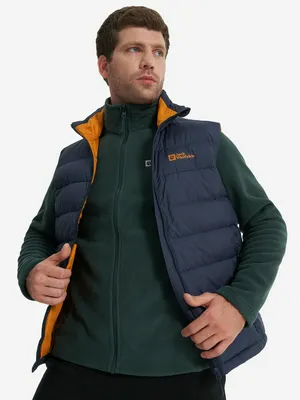 Жилет пуховый Jack Wolfskin Ather, синий, арт. 1207691