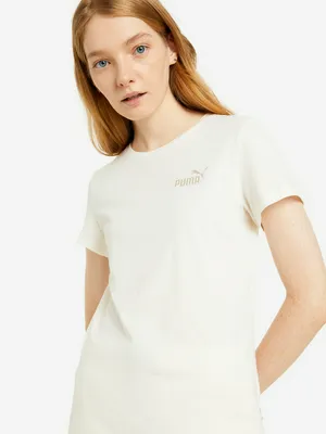 Футболка Puma ESS+ Embroidery, бежевый, арт. 848331