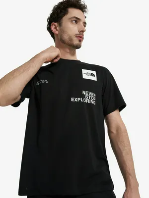 Футболка The North Face Mountain Foundation Coordinates, черный, арт. NF0A8BQXJK31T1K