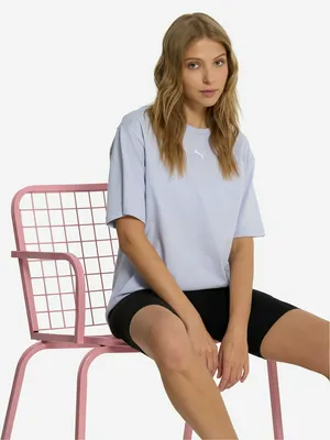 Футболка Puma Essentials+ Relaxed, голубой, арт. 684971