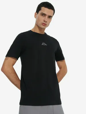 Футболка мужская Kappa, черный, арт. 140638KAP-99