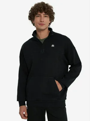 Толстовка мужская Kappa, черный, арт. 140817KAP-99