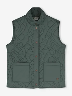 Жилет утепленный женский Cordillero, зеленый, арт. 141824C37-N4