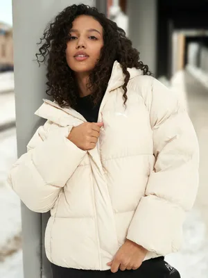 Пуховик Puma оверсайз, белый, арт. 626487