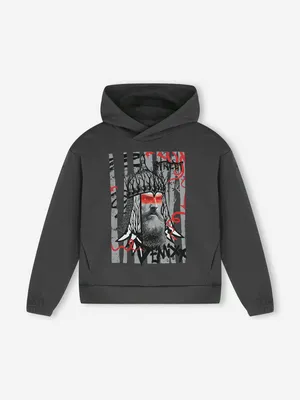 Худи Demix, серый, арт. 142242DMX-93