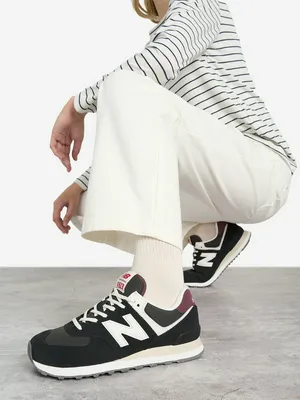 Кроссовки New Balance 574 женские, черный, арт. WL574WBEN04