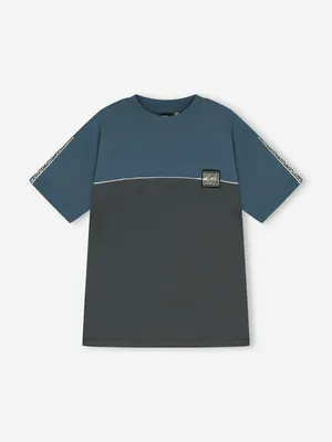 Футболка мужская Quiksilver Global Heat Color Block, серый, арт. EQYKT04378Q02-KRP0