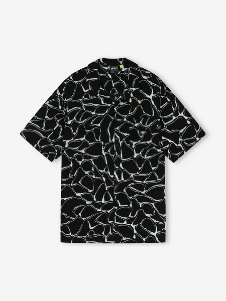 Рубашка с коротким рукавом Quiksilver Mercury Chrome, черный, арт. 36084