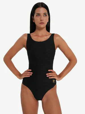 Купальник слитный Fila, черный, арт. 142208FLA-B1