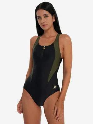 Купальник слитный Fila, черный, арт. 134239FLA-BU