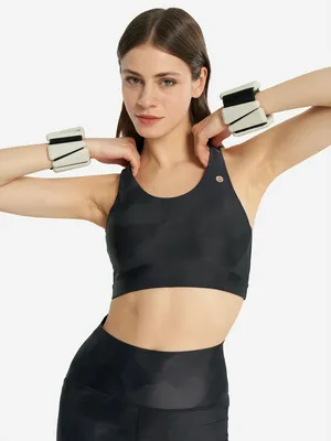 Топ бра спортивный Sensana, черный, арт. 142475S7W-B1