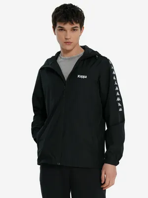 Ветровка мужская Kappa Banda d’Origini, черный, арт. 140819KAP-99