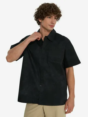 Рубашка с коротким рукавом мужская оверсайз Termit, черный, арт. 142867TRT-99