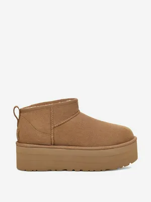 Угги UGG Classic Ultra Mini Platform, коричневый, арт. 1135092U0I-CHE