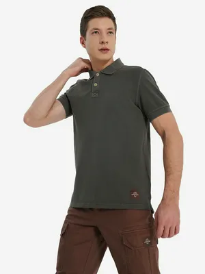 Поло мужское Cordillero Зеленое, зеленый, арт. 141826C37-G4