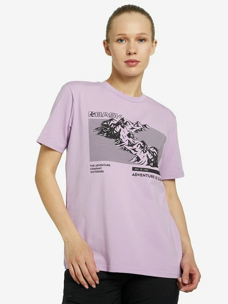 Футболка Bask Topography, фиолетовый, арт. 19171bsk-9c11