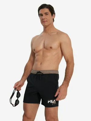 Шорты плавательные мужские FILA, черный, арт. 126076FLA-BF