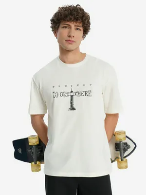 Футболка мужская Protest, бежевый, арт. 135000PR0-01