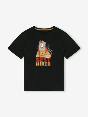 Футболка для мальчиков Outventure, черный, арт. 142481OUT-99