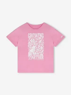 Футболка Outventure для девочек, розовый, арт. 134143OUT-80