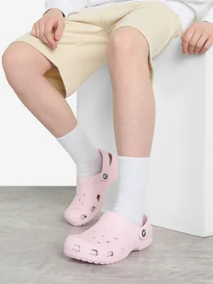 Сабо для девочек Crocs, розовый, арт. 206991C1G-6ZW