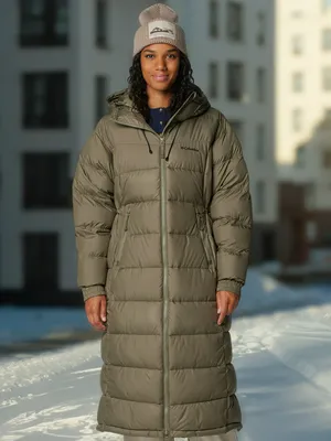 Пальто утепленное Columbia Pike Lake II Long Jacket, хаки, арт. 2051351clb-397