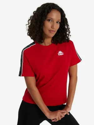 Футболка женская Kappa, красный, арт. 371U6WWKAP-R05