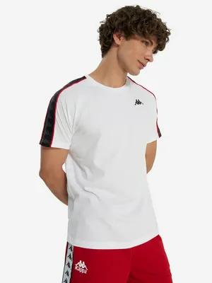 Футболка мужская Kappa, белый, арт. 303UV10KAP-R04