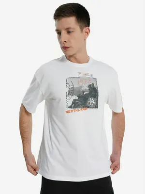 Мужская футболка Northland, белый, арт. 141018N16-00