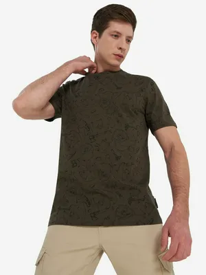 Футболка мужская Outventure Коричневая, коричневый, арт. 140937OUT-F3