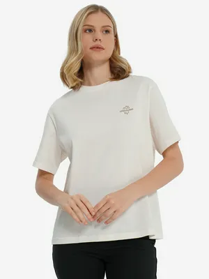 Футболка женская оверсайз Cordillero, бежевый, арт. 144212C37-01