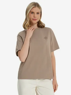 Футболка женская оверсайз Cordillero, коричневый, арт. 144212C37-T2