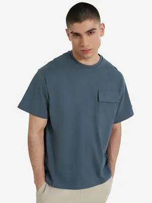 Футболка Demix Discover Оверсайз, синий, арт. 138021DMX-S3