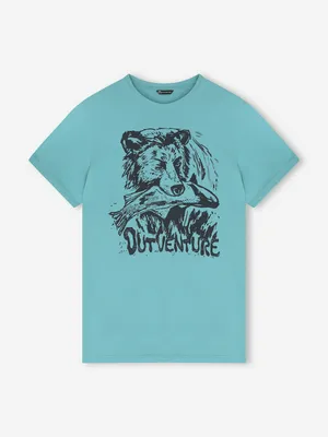 Футболка Outventure, голубой, арт. 140933OUT-S2