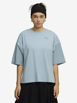 Футболка Puma женская Голубая, голубой, арт. 691883P0P-47