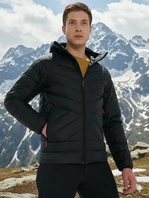 Пуховик мужской Northland, черный, арт. 141030N16-99