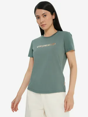 Футболка женская Cordillero, зеленый, арт. 141987C37-N4