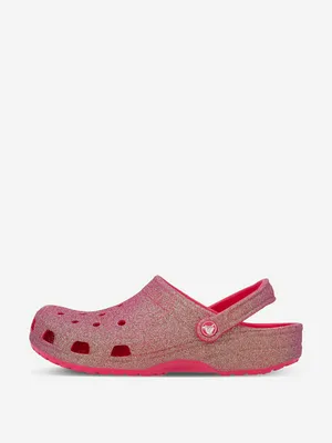 Сабо женские Crocs Classic Iridescent Glitter, розовый, арт. 211005C1G-6ZQ
