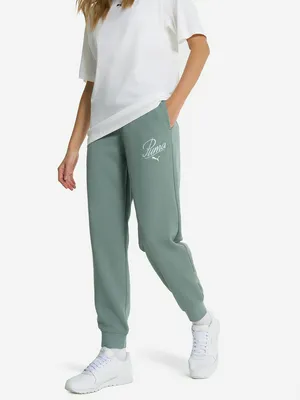 Брюки Puma Ess Script Comfort, зеленый, арт. 684985p0p-30