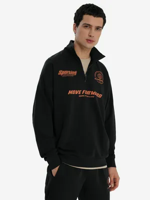 Мужская толстовка оверсайз Demix, черный, арт. 140261DMX-99