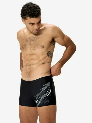 Плавки-шорты Speedo Medley Logo Aquashort, черный, арт. 8-11354004S0Y-C16M5