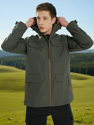 Куртка мембранная мужская Cordillero, зеленый, арт. 141832C37-G4