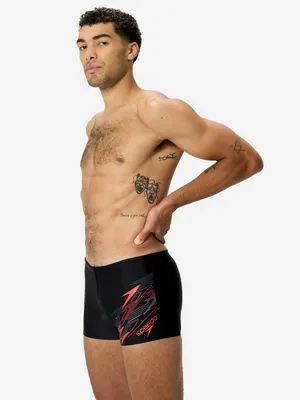 Плавки-шорты Speedo Medley Logo Aquashort, черный, арт. 8-11354003S0Y-C16MK