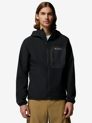 Ветровка мужская Columbia Tall Heights III Hooded Softshell, черный, арт. 2155181CLB-010