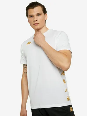 Футболка мужская Kappa, белый, арт. 381P1EWKAP-001