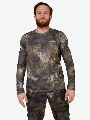 Лонгслив мужской Remington Blend Shirt, коричневый, арт. RM1305R37-991