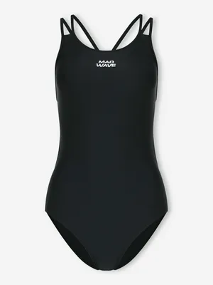 Купальник слитный женский Mad Wave Cris Base, черный, арт. M146422M41-01W