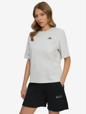 Футболка женская Kappa, серый, арт. 141226KAP-90
