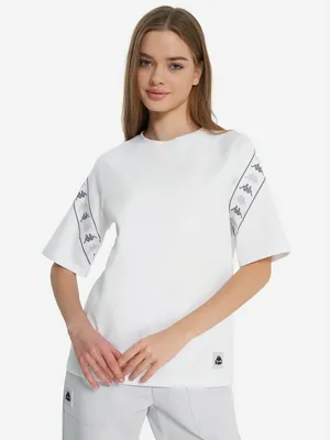 Футболка женская Kappa, белый, арт. 141218KAP-00