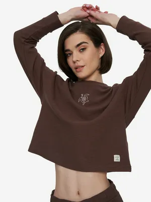 Свитшот Protest, коричневый, арт. 135319PR0-T4